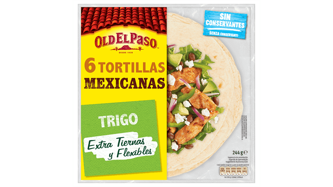 Tortillas Mexicanas de Trigo de 6 uds.